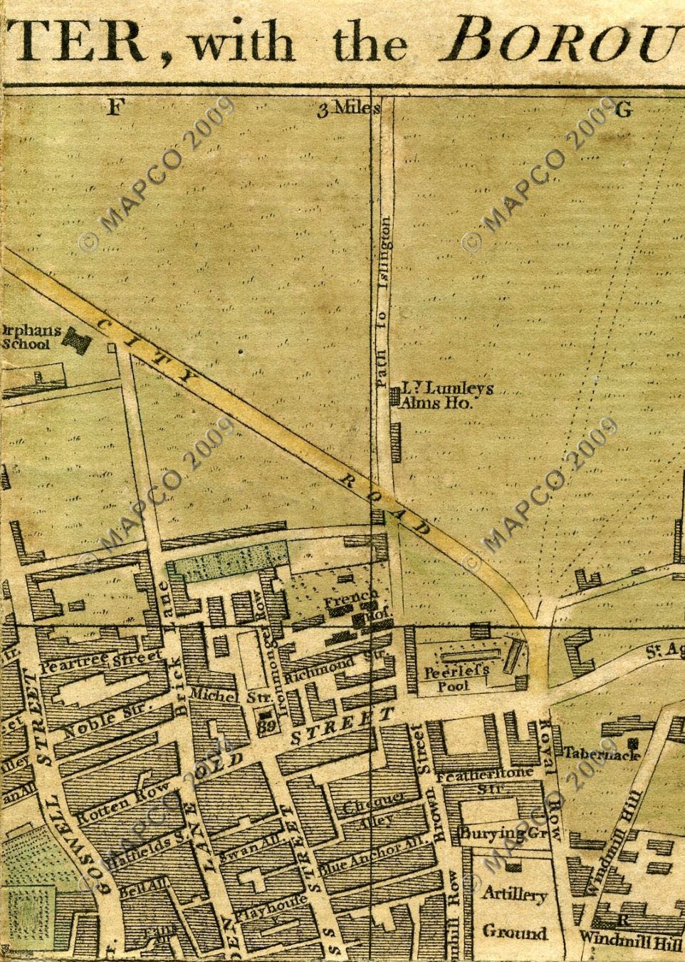 Bowles's Reduced New Pocket Plan Of The Cities Of London And Westminster With The Borough Of Southwark, Exhibiting The New Buildings To The Year 1775.