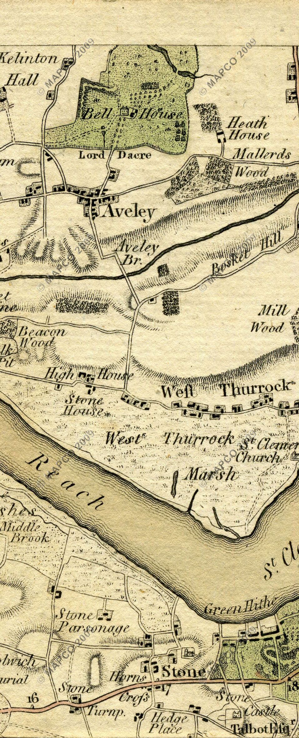 The Country Twenty-Five Miles Round London Planned From A Scale Of One Mile To An Inch By William Faden 1789.