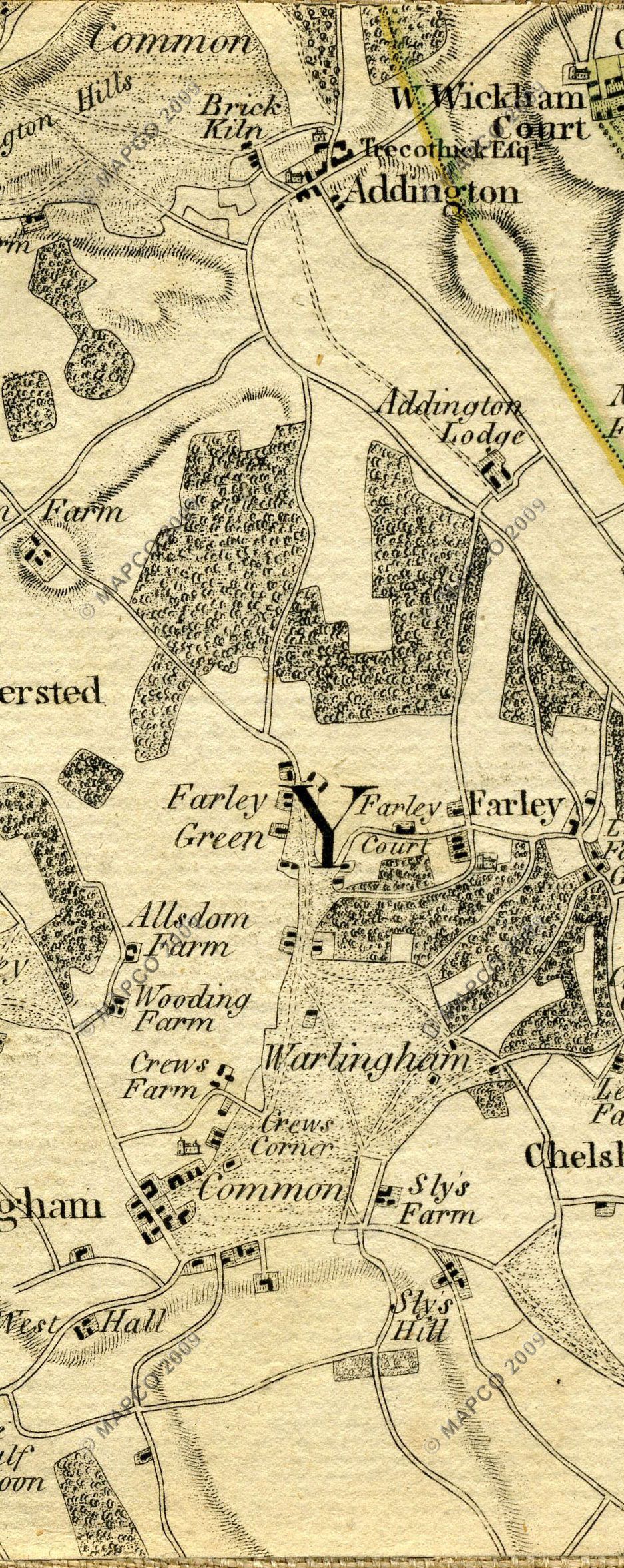 The Country Twenty-Five Miles Round London Planned From A Scale Of One Mile To An Inch By William Faden 1789.