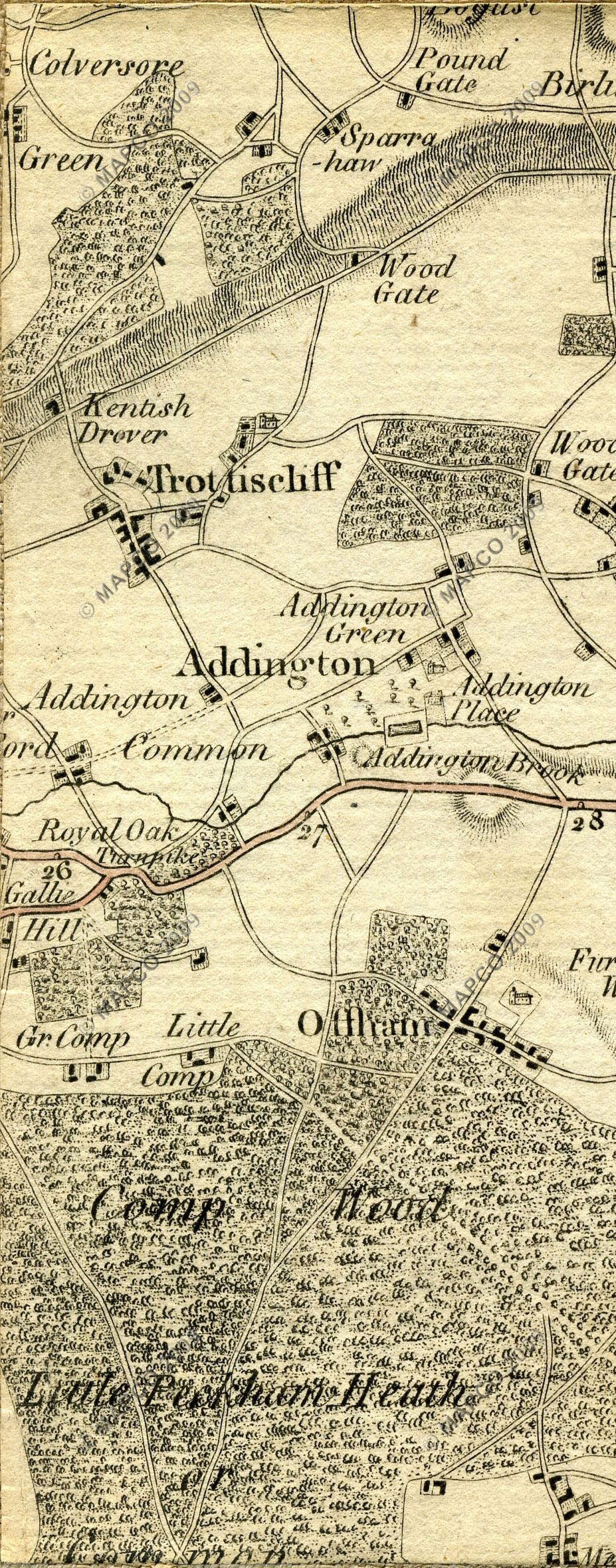 The Country Twenty-Five Miles Round London Planned From A Scale Of One Mile To An Inch By William Faden 1789.