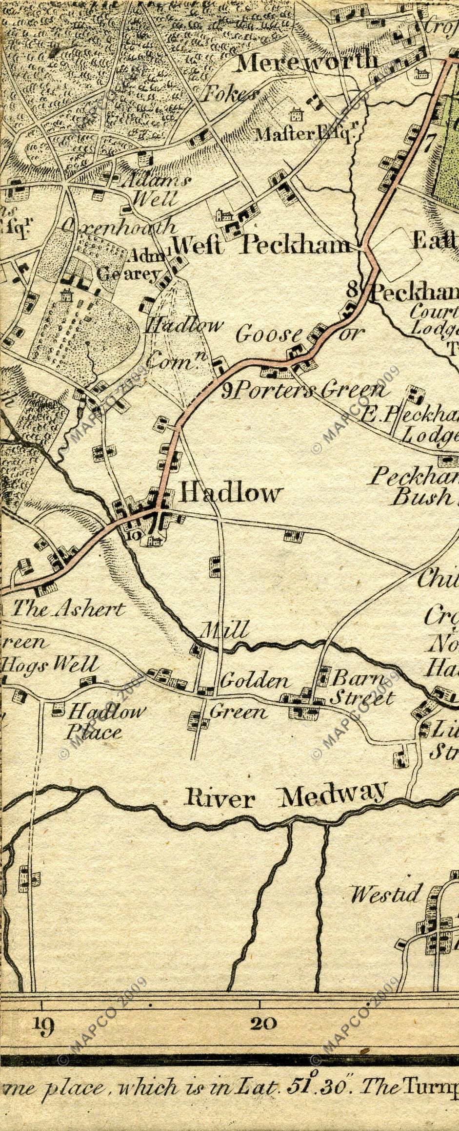 The Country Twenty-Five Miles Round London Planned From A Scale Of One Mile To An Inch By William Faden 1789.