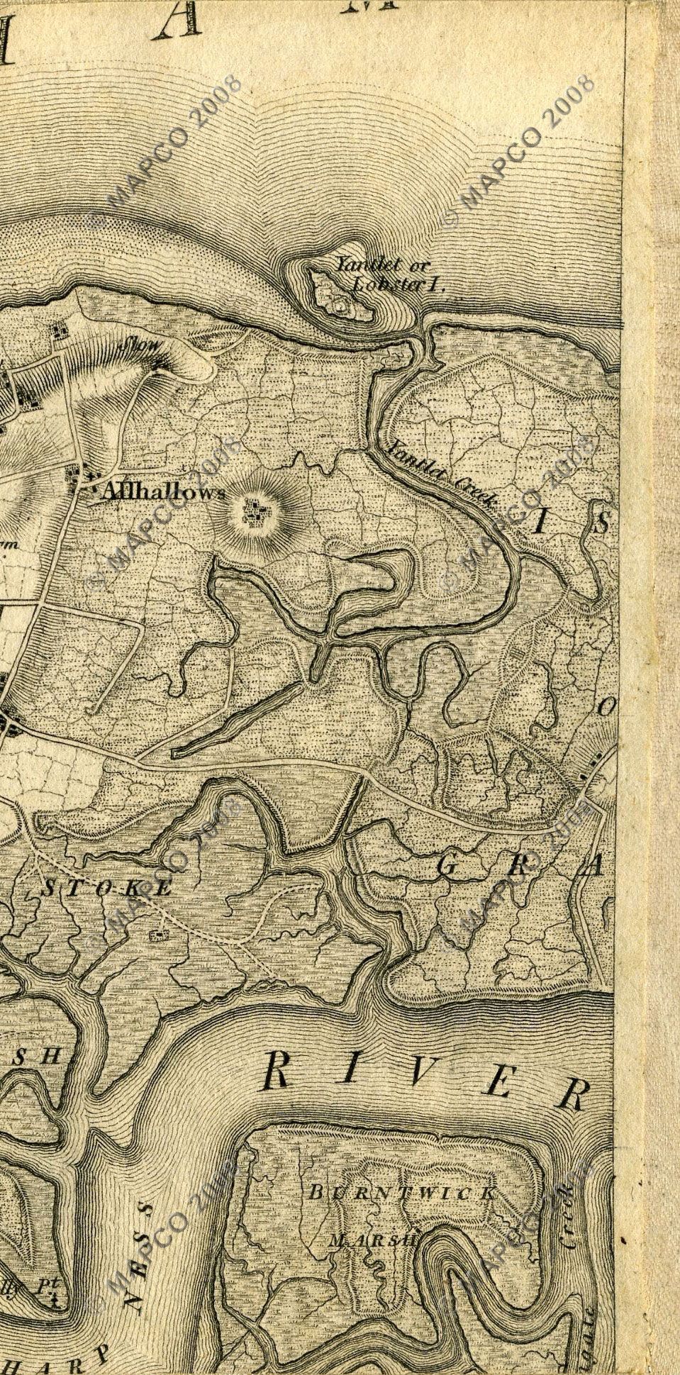 An Entirely New & Accurate Survey Of The County Of Kent, With Part Of The County Of Essex, by William Mudge, 1801.