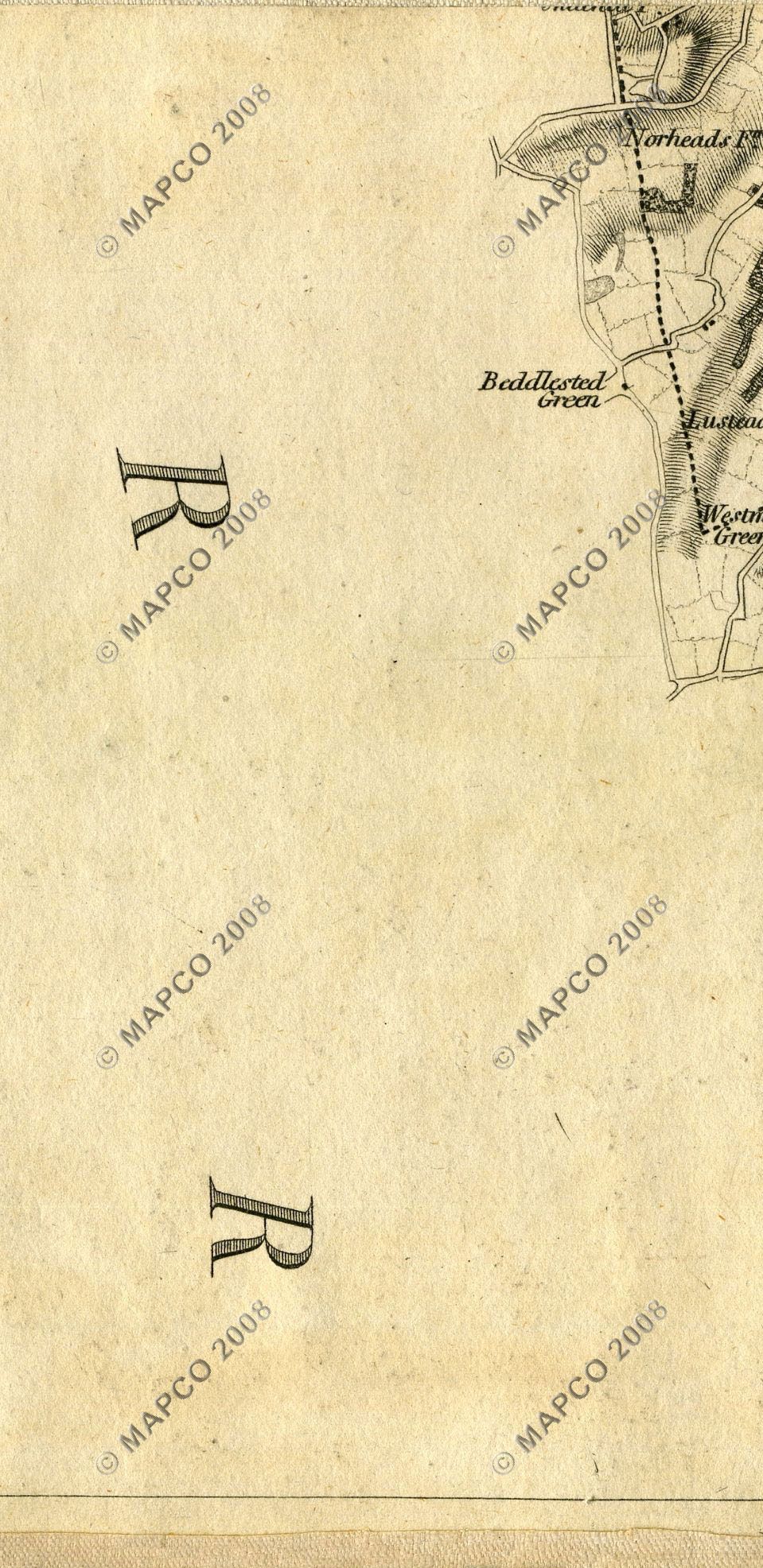 An Entirely New & Accurate Survey Of The County Of Kent, With Part Of The County Of Essex, by William Mudge, 1801.