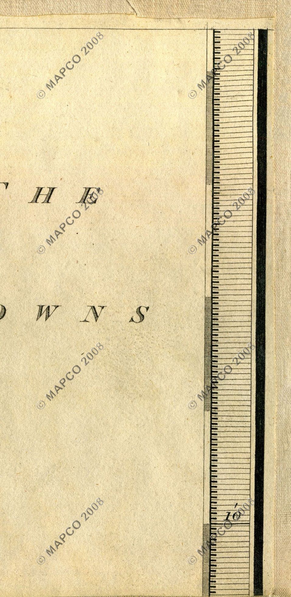 An Entirely New & Accurate Survey Of The County Of Kent, With Part Of The County Of Essex, by William Mudge, 1801.