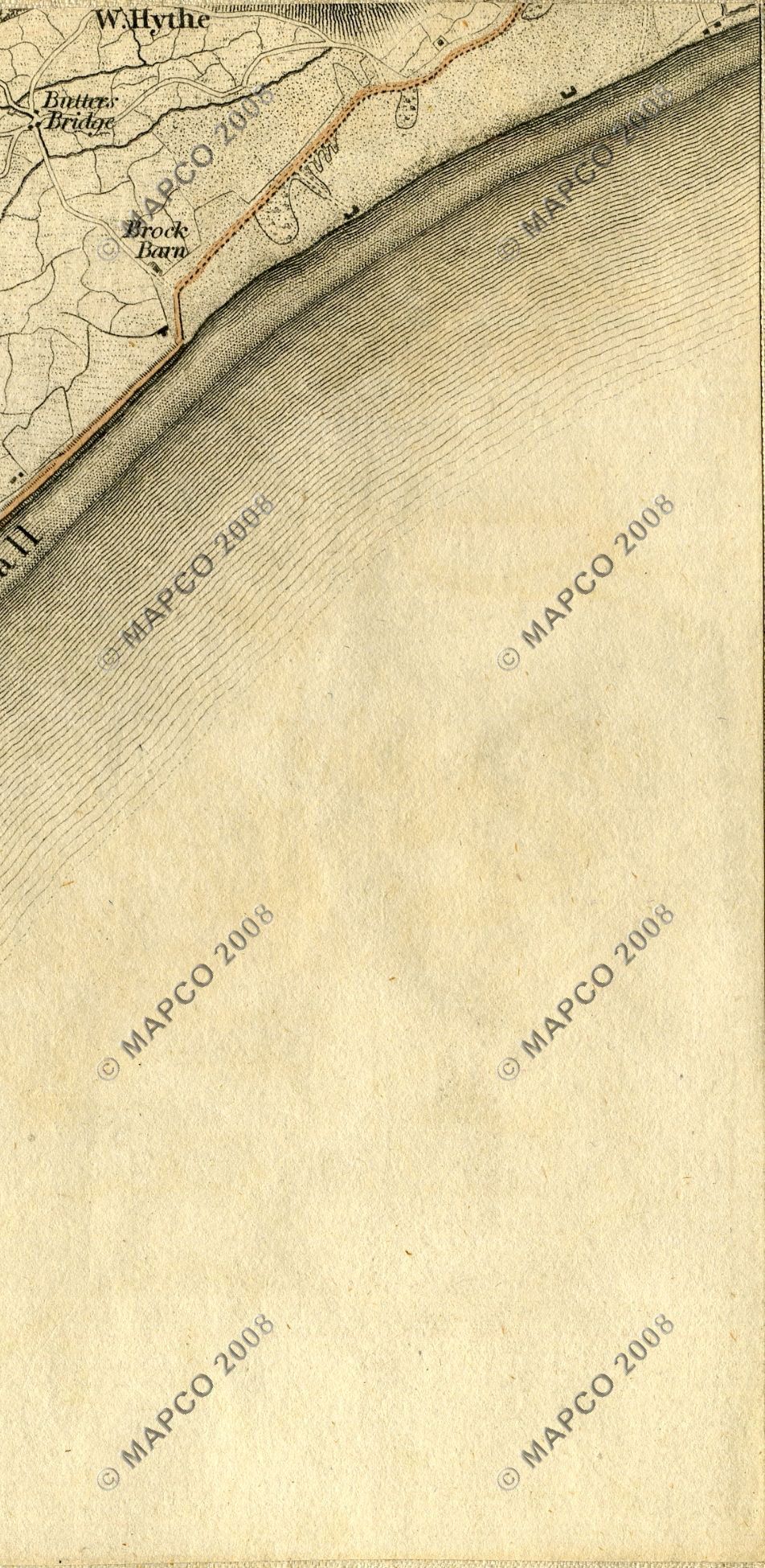 An Entirely New & Accurate Survey Of The County Of Kent, With Part Of The County Of Essex, by William Mudge, 1801.